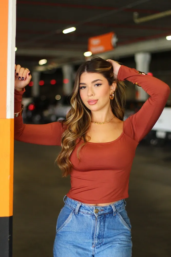 CROPPED STELA CRUZADO