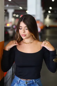 CROPPED STELA CRUZADO