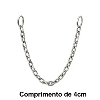 Corrente Aço Cirúrgico 1 Fio - 04 Centímetros  ACO09
