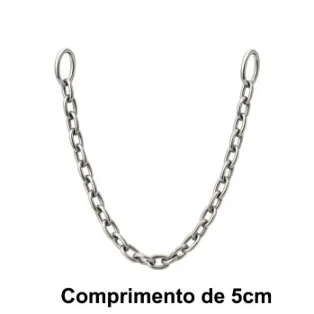Corrente Aço Cirúrgico 1 Fio - 05 Centímetros  ACO09