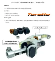 Bucha do Trambulador VW AP em Aluminio  - Foto 2