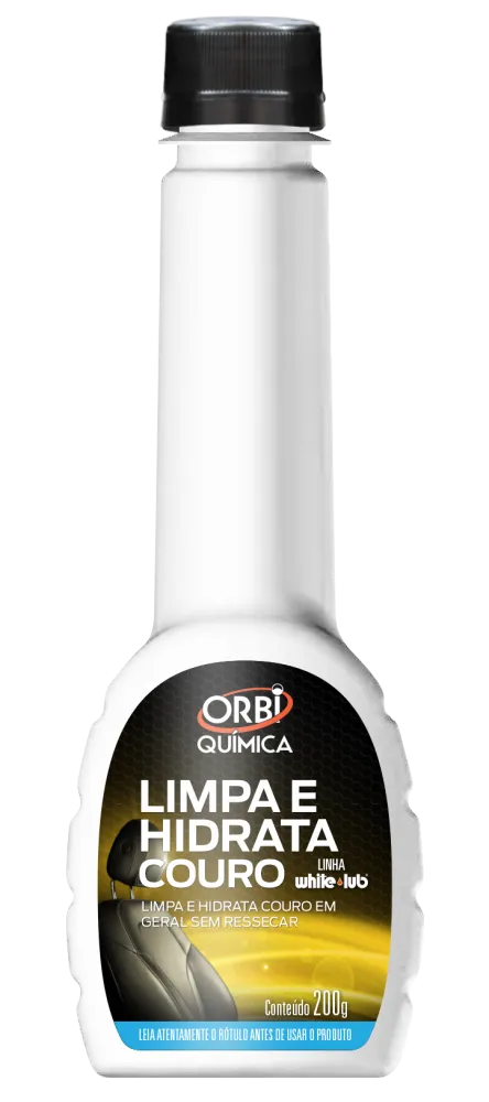 HIGIENIZADOR DE COURO Limpa e hidrata couro 