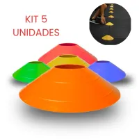 Kit Chapéus Chinês Treino Funcional Agilidade Treinamento Futebol Futsal Academia - Foto 8