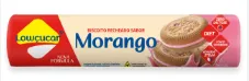 BISCOITO RECHEADO MORANGO 120G LOWCUCAR Imagem