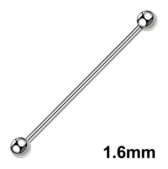 Mega Bell em TITÂNIO 1.6mm ROSCA INTERNA Bola 4mm TIT03