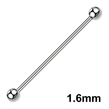 Mega Bell em TITÂNIO 1.6mm ROSCA INTERNA Bola 4mm TIT03