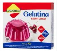 GELATINA ZERO ACUCAR CEREJA 10GR LOWCUCAR