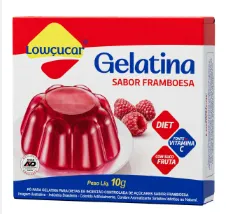 GELATINA ZERO ACUCAR FRAMBOESA 10GR LOWCUCAR