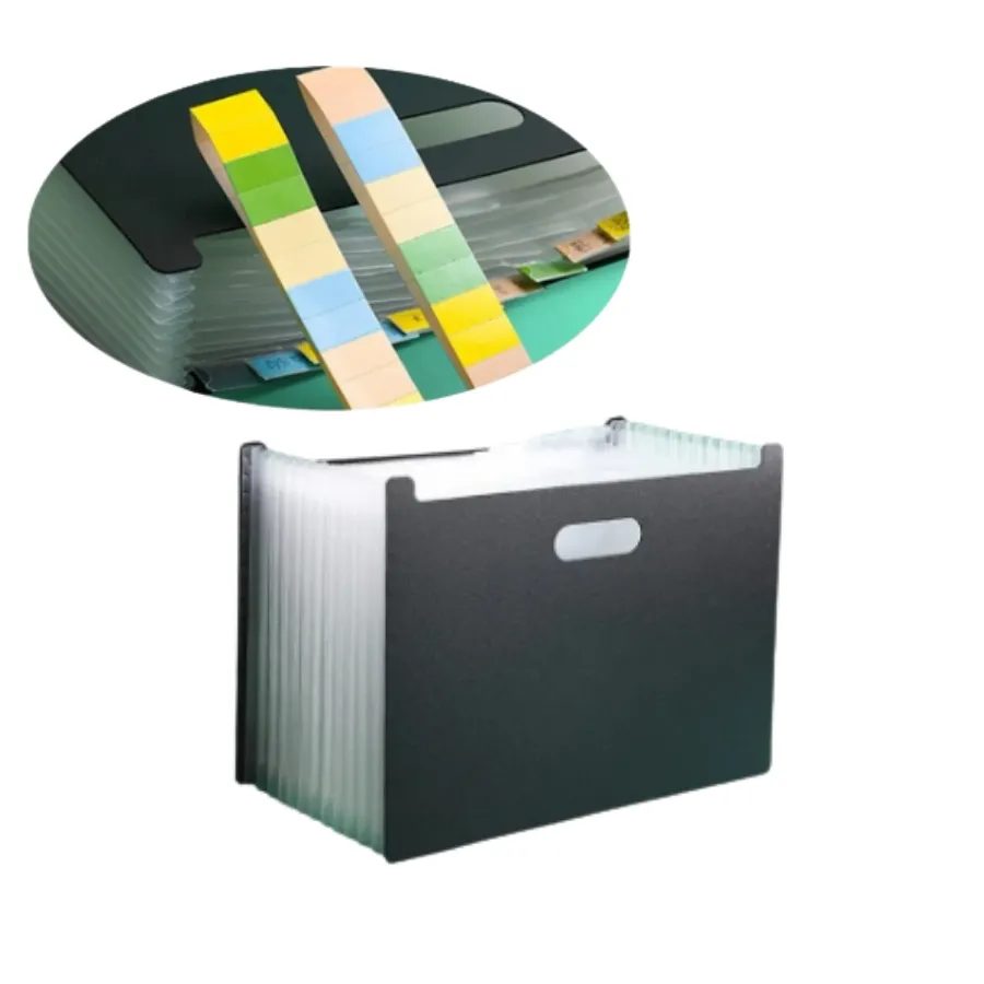 Pasta com 12 Divisórias Organizadora de Documentos Sanfonada Multiuso