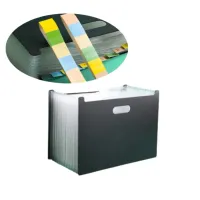 Pasta com 12 Divisórias Organizadora de Documentos Sanfonada Multiuso