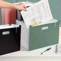 Pasta com 12 Divisórias Organizadora de Documentos Sanfonada Multiuso - Foto 3