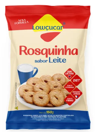 ROSQUINHA LEITE LOWCUCAR 150G
