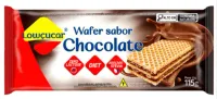 WAFERS ZERO DE ACUCAR CHOCOLATE 115GR LOWCUCAR