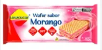 WAFERS ZERO DE ACUCAR MORANGO 115GR LOWÇUCAR