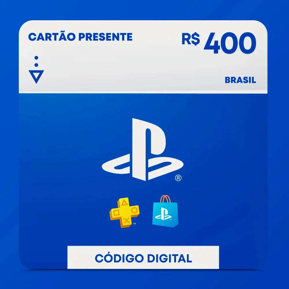 R$400 PlayStation Store - Cartão Presente Digital Imagem