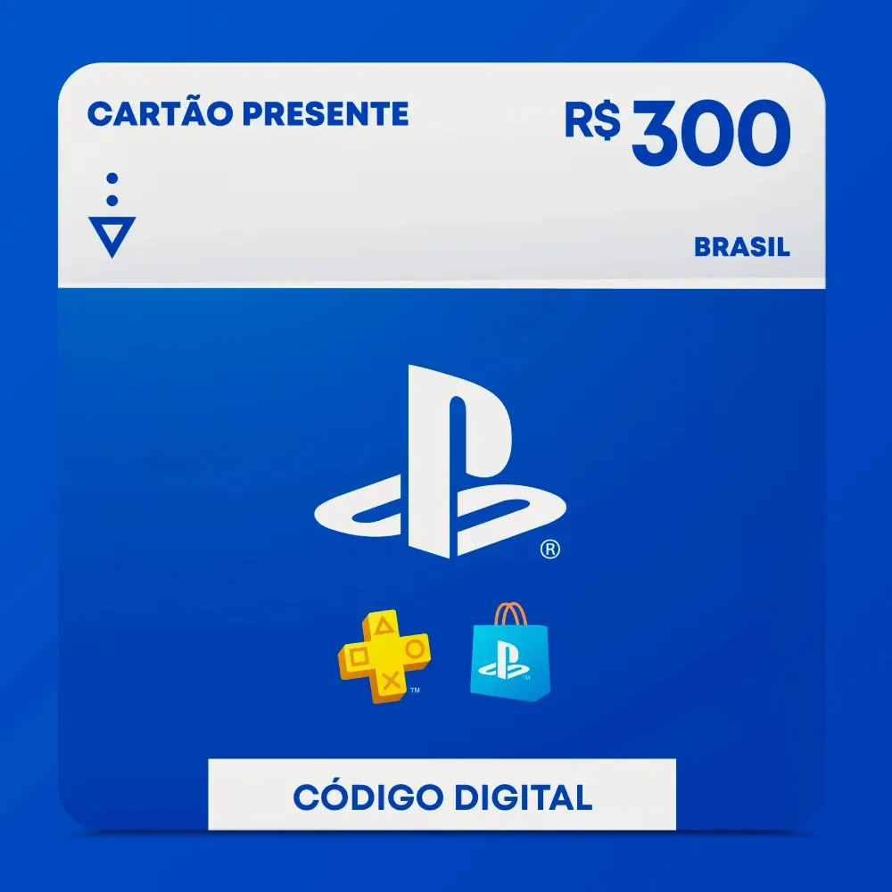 R$300 PlayStation Store - Cartão Presente Digital