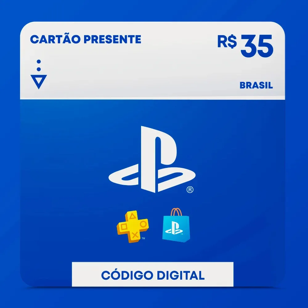 R$35 PlayStation Store - Cartão Presente Digital