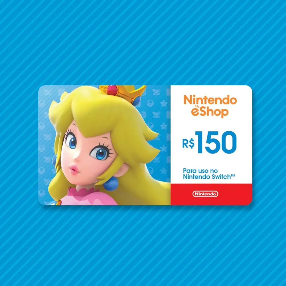 R$150 Nintendo eShop - Cartão Presente