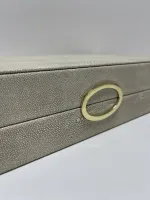 Caixa Decorativa Texturizada Couro Bolhas em duas cores - Foto 5