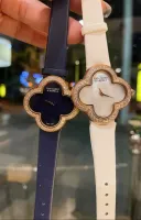 Relógio metal/couro Van Cleef ENCOMENDA  - Foto 3