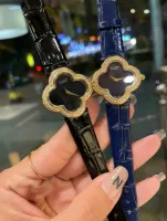 Relógio metal/couro Van Cleef ENCOMENDA  - Foto 4