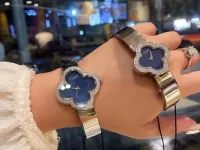 Relógio metal/couro Van Cleef ENCOMENDA  - Foto 6