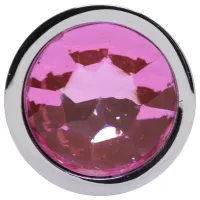 PLUG EM AÇO INOXIDÁVEL, CORES, EM FORMATO DE PEDRA - 7,0CM x 2,8CM DE DIÂMETRO TAMANHO P.                                      LIBYSEXSHOP - Foto 5