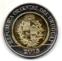 Uruguai - 2015 - 10 Pesos