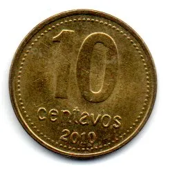 Argentina - 2010 - 10 Centavos