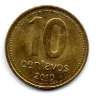 Argentina - 2010 - 10 Centavos