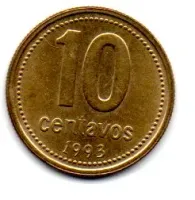 Argentina - 1993 - 10 Centavos