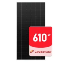 Painel Solar Monocristalino 610W Halfcell TOPCon Bifacia - Anti-soilingl - Canadian  - Foto 2