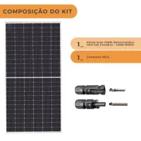  Painel Solar 550W Canadian com Conector MC4 - Foto 2