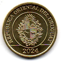 Uruguai - 2024 - 1 Peso