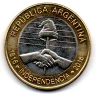 Argentina - 2016 - 2 Pesos - Mbc/Sob - Foto 2