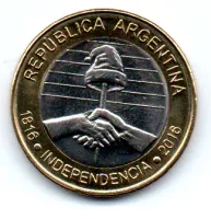 Argentina - 2016 - 2 Pesos - Sob/Fc - Foto 2