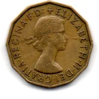 Reino Unido - 1957 - 3 Pence - Foto 2