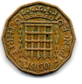 Reino Unido - 1960 - 3 Pence