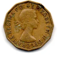 Reino Unido - 1960 - 3 Pence - Foto 2