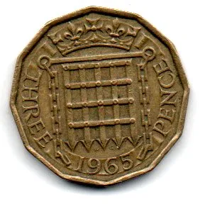 Reino Unido - 1965 - 3 Pence Imagem