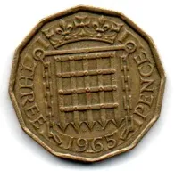 Reino Unido - 1965 - 3 Pence