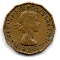 Reino Unido - 1966 - 3 Pence - Foto 2