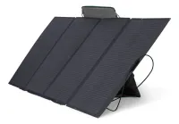 Painel Solar Portatíl Placa Ecoflow 400w Carregador Cor Preto