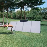 Painel Solar Portatíl Placa Ecoflow 400w Carregador Cor Preto - Foto 2