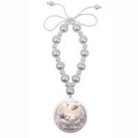 Lembrança de Batizado Dezena de Berço com laço