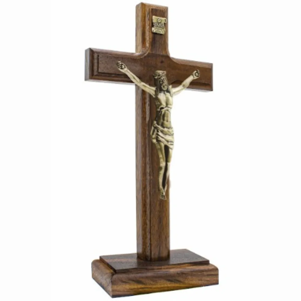 Crucifixo para mesa e parede sem medalha São Bento Imagem