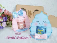 G1.897 Gabarito de Moldes  em MDF Algodão Doce Porta Bombom