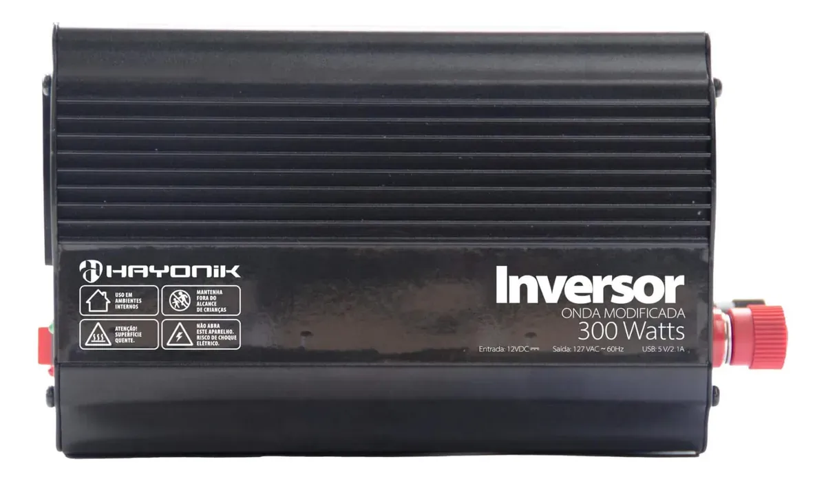 Inversor De Onda Modificada Msw1103 300w 12v/127v Hayonik Imagem