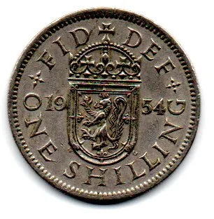 Reino Unido - 1954 - 1 Shilling