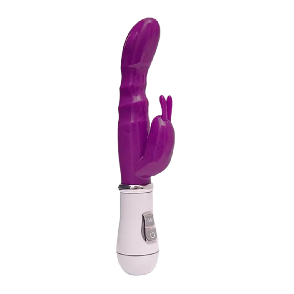 Vibrador Jelly Duplo Motor 15cm á pilha
